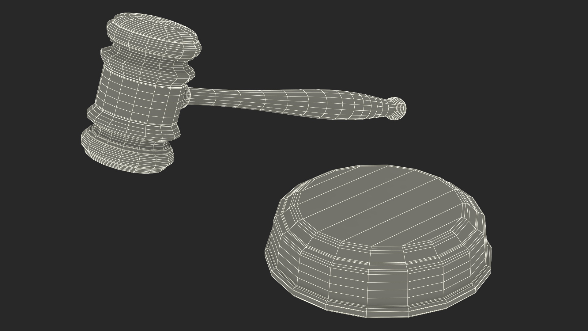 Judges Gavel 3D