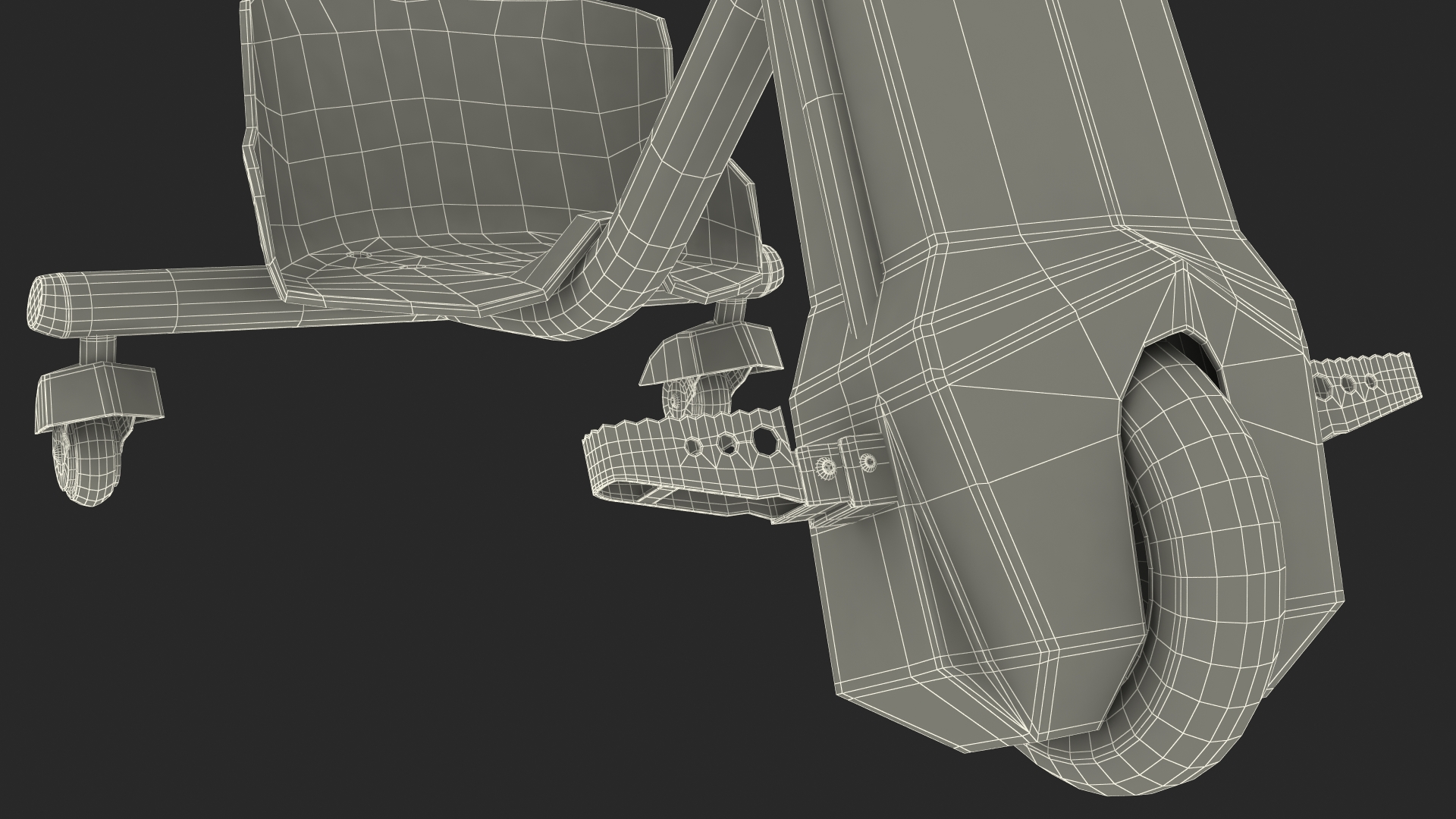 3D model Electric Drift Tricycle Rigged