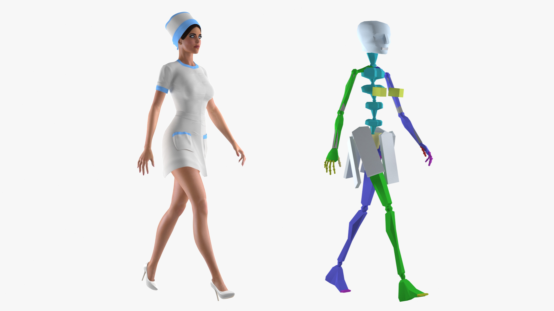 Nurse Rigged 3D