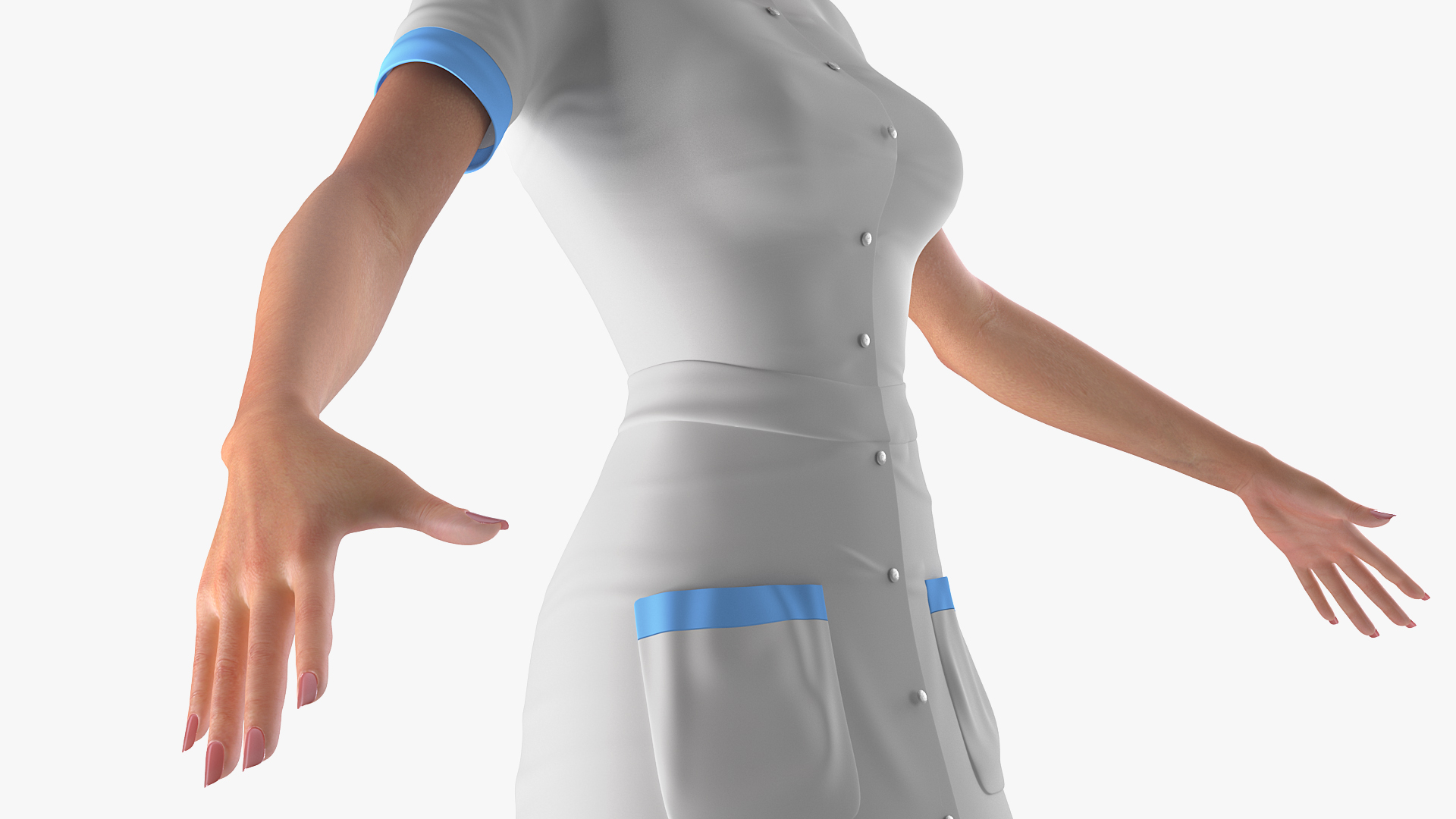 Nurse Rigged 3D