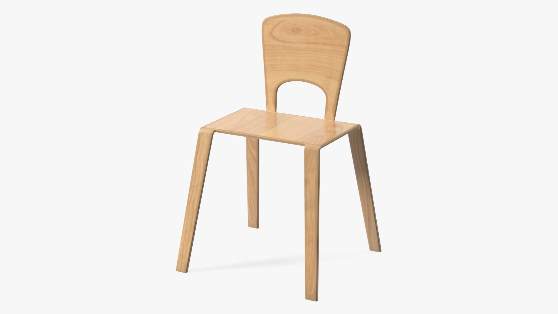 3D Library Chair model