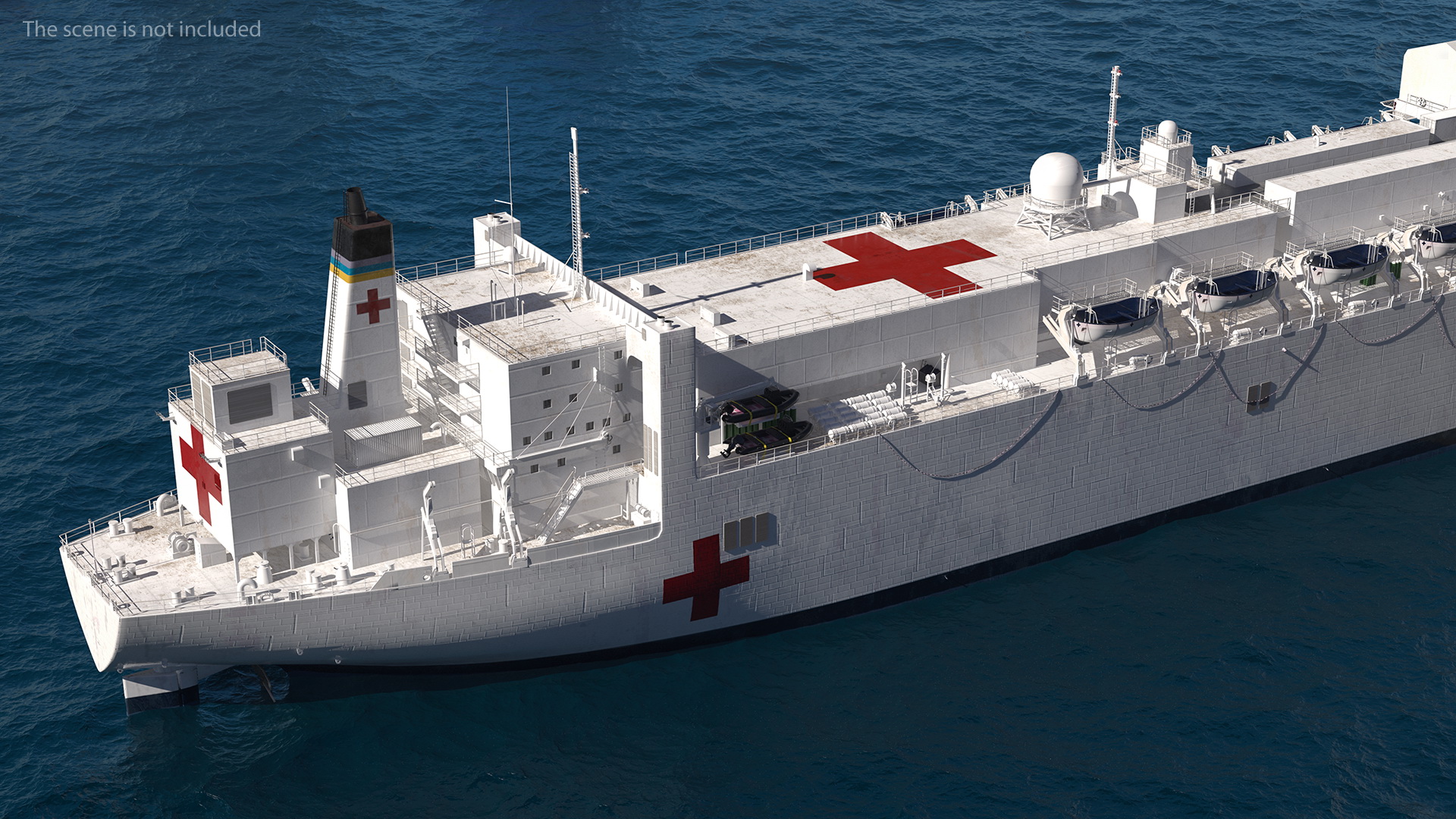 3D Hospital Ship model