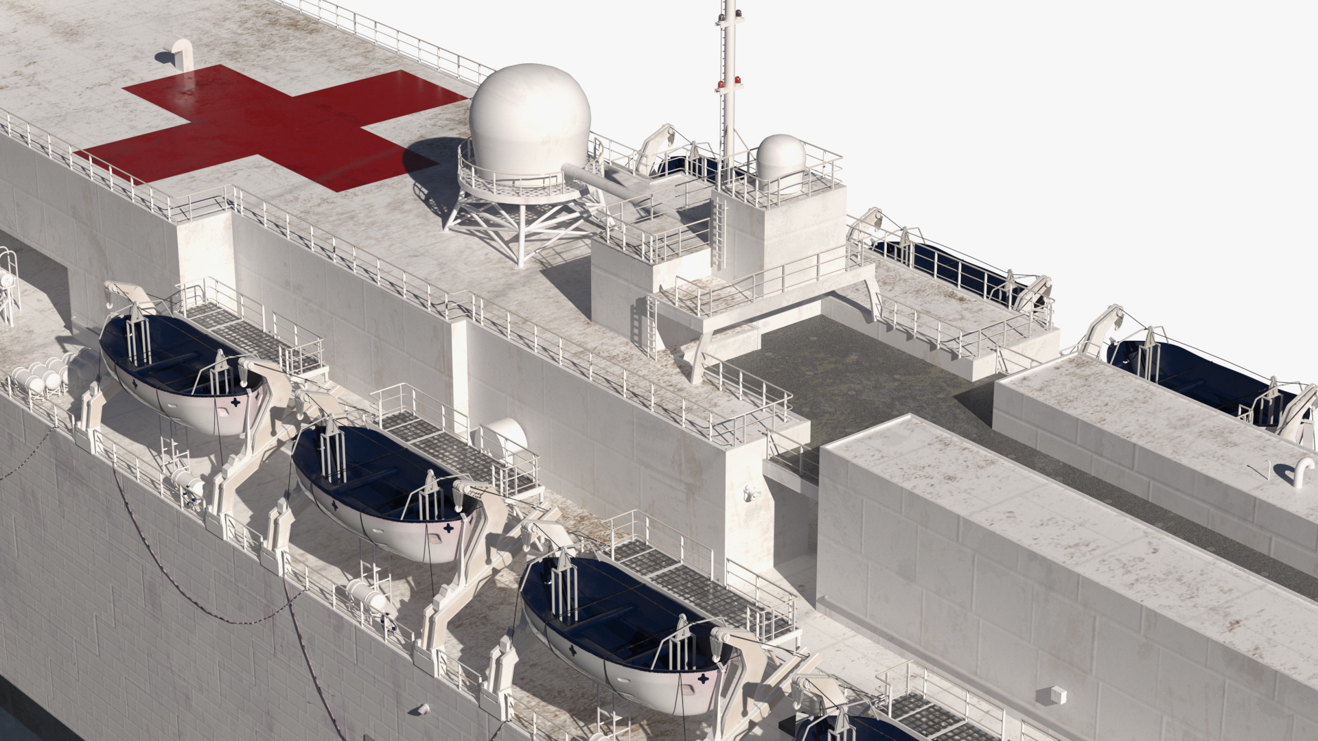 3D Hospital Ship model