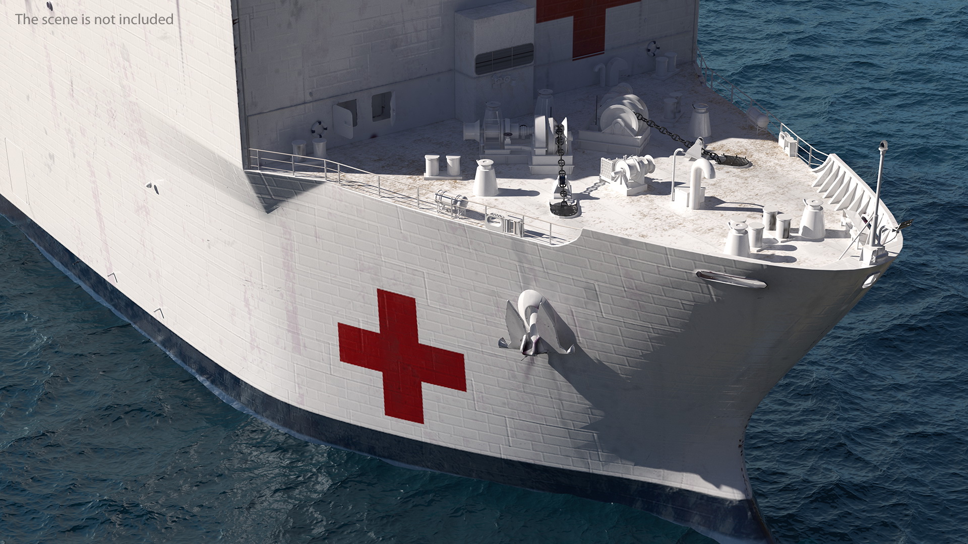 3D Hospital Ship model