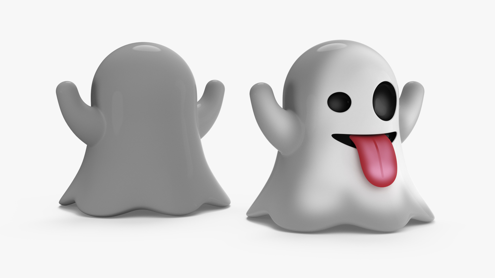 3D Emoji Ghost