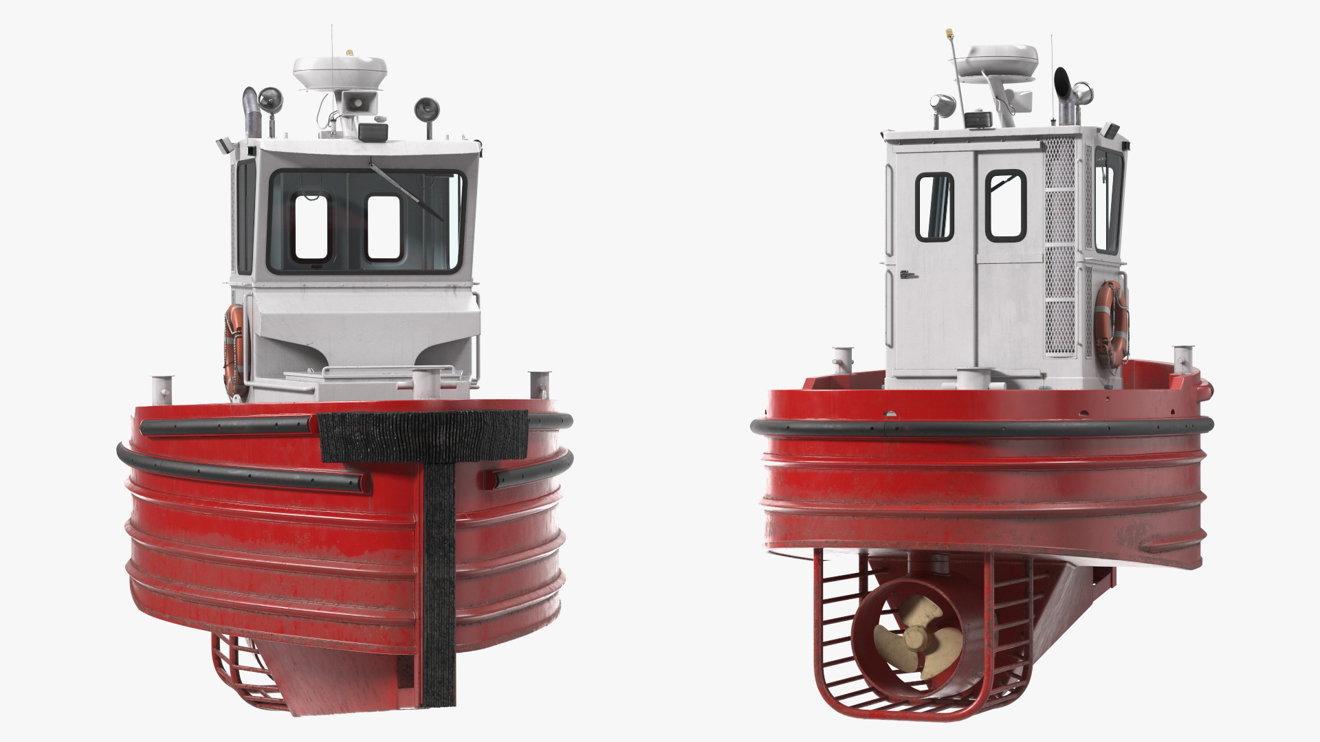 3D Small Tugboat Generic