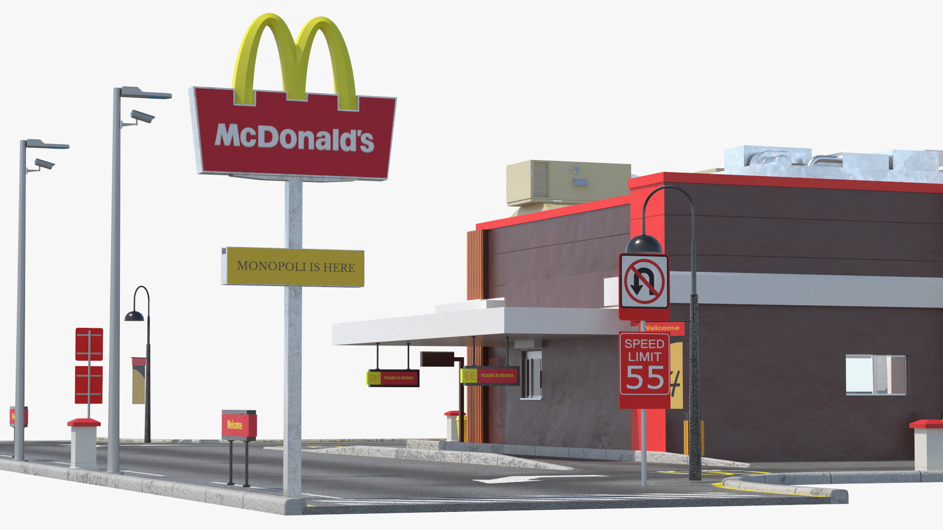 3D model McDonalds Restaurant