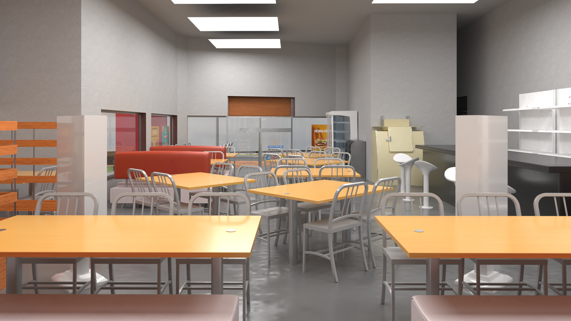 3D model McDonalds Restaurant