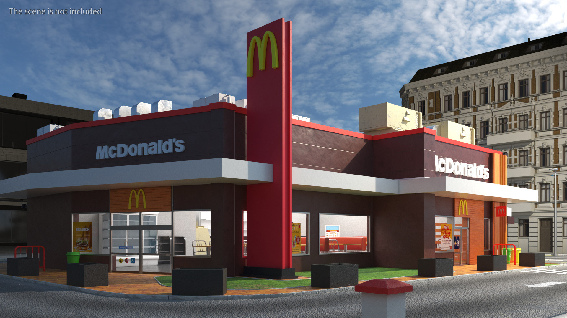 3D model McDonalds Restaurant