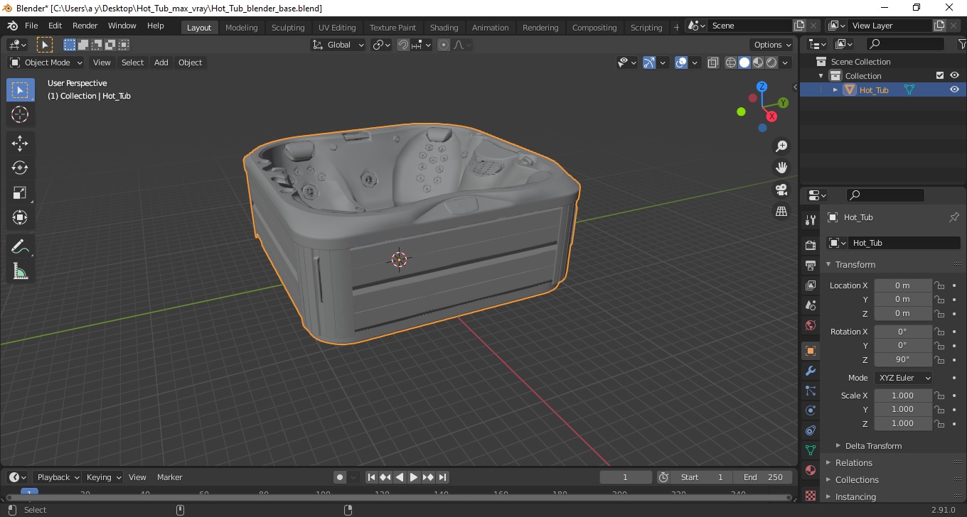 Hot Tub 3D model