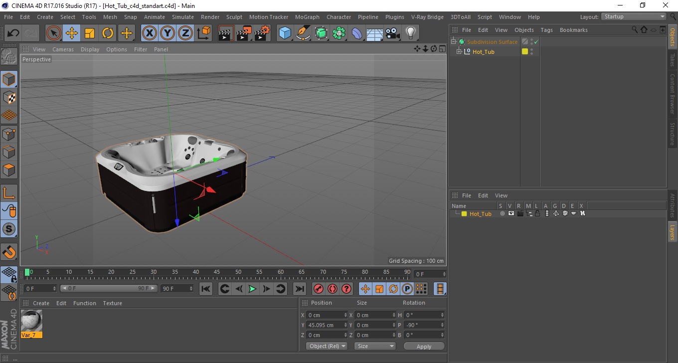 Hot Tub 3D model