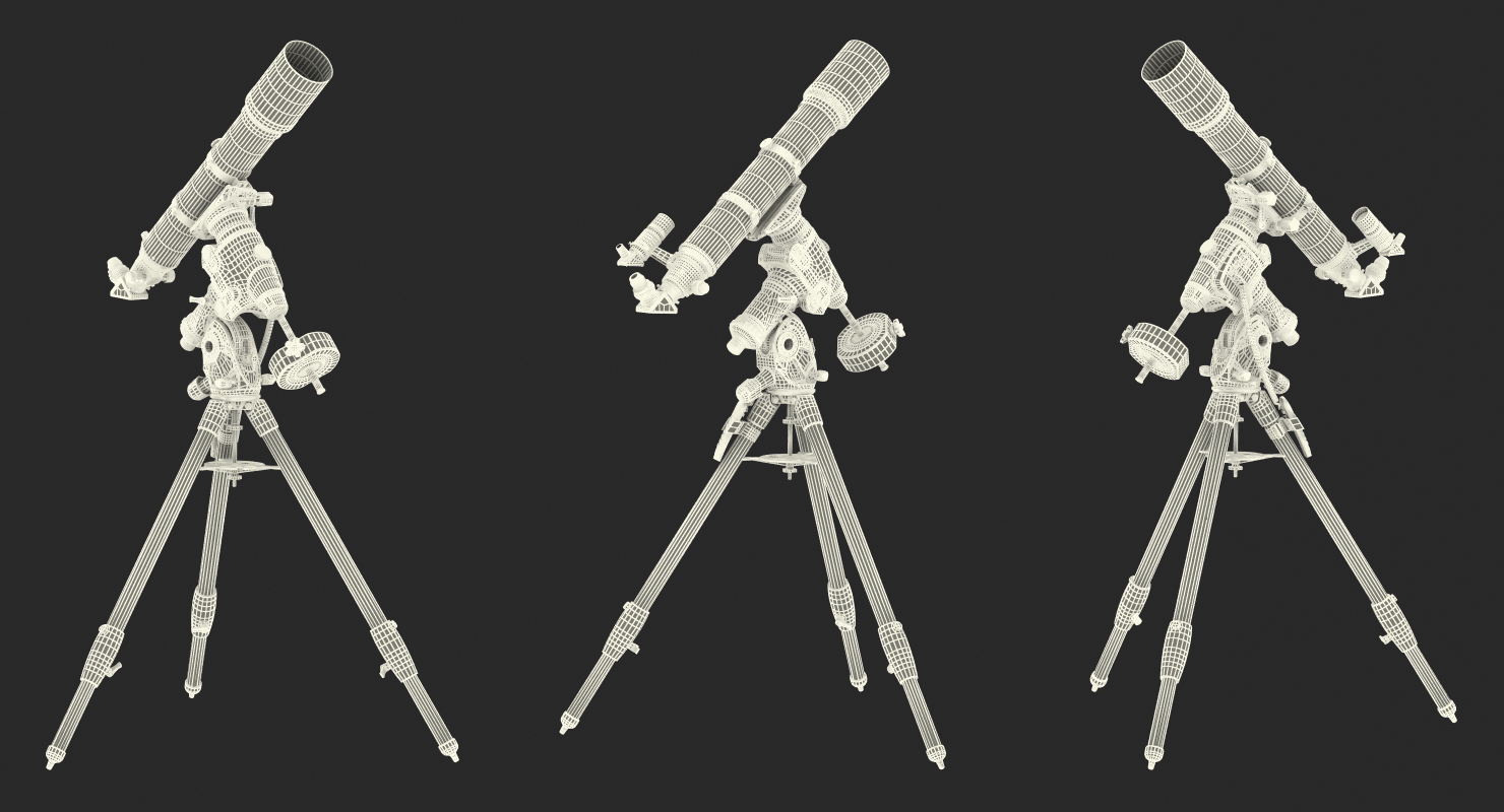 3D Sky-Watcher 120ED Telescope with Celestron Equatorial Mount Tripod