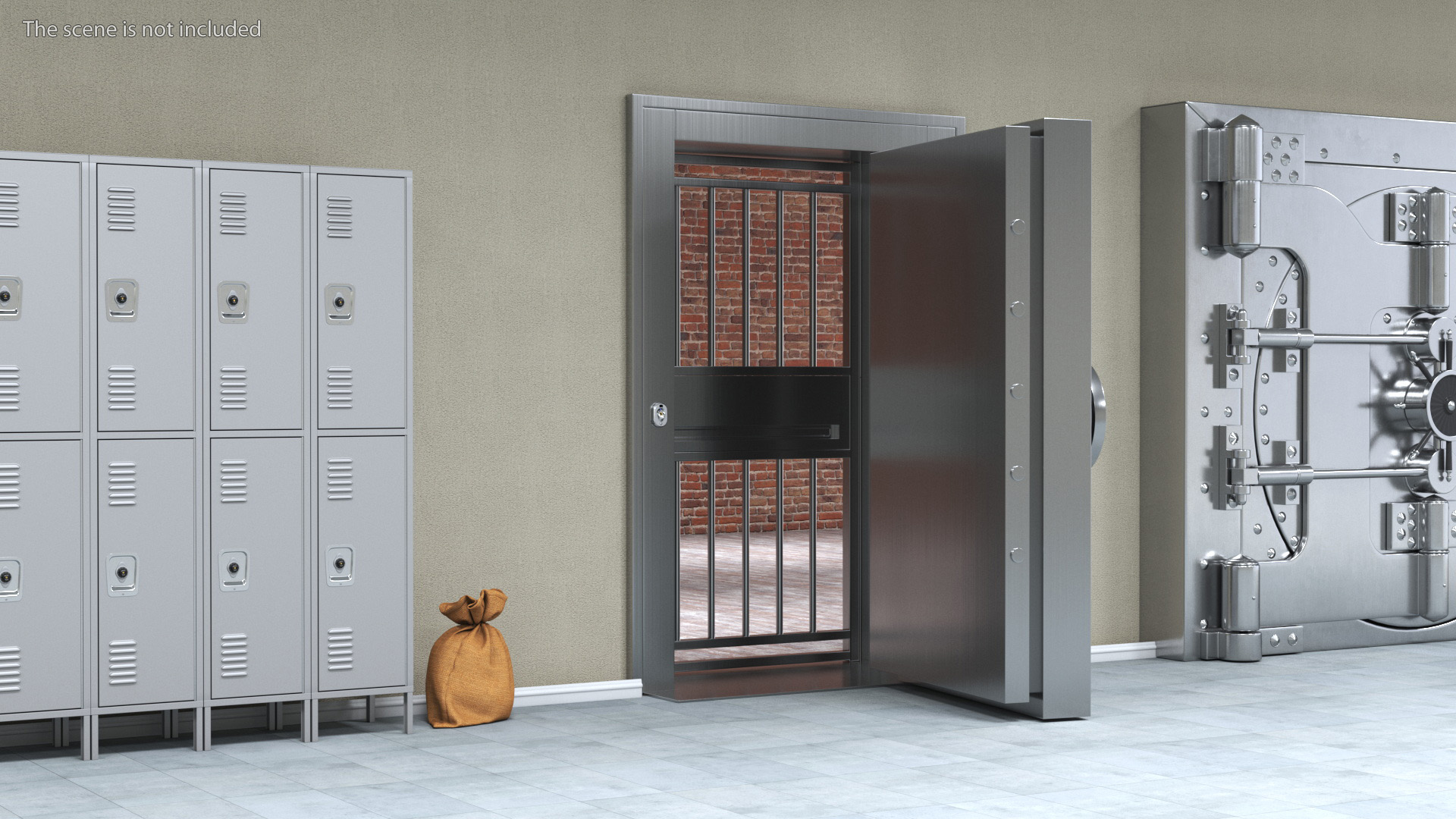 3D Vault Door with Biometric FingerLock