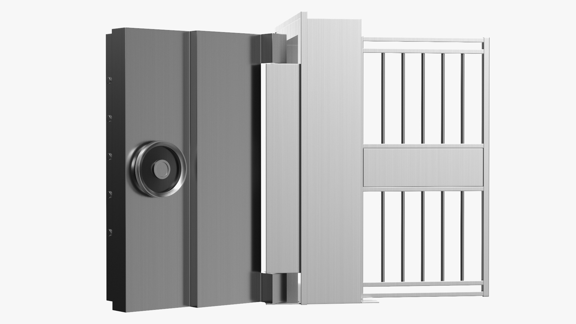 3D Vault Door with Biometric FingerLock