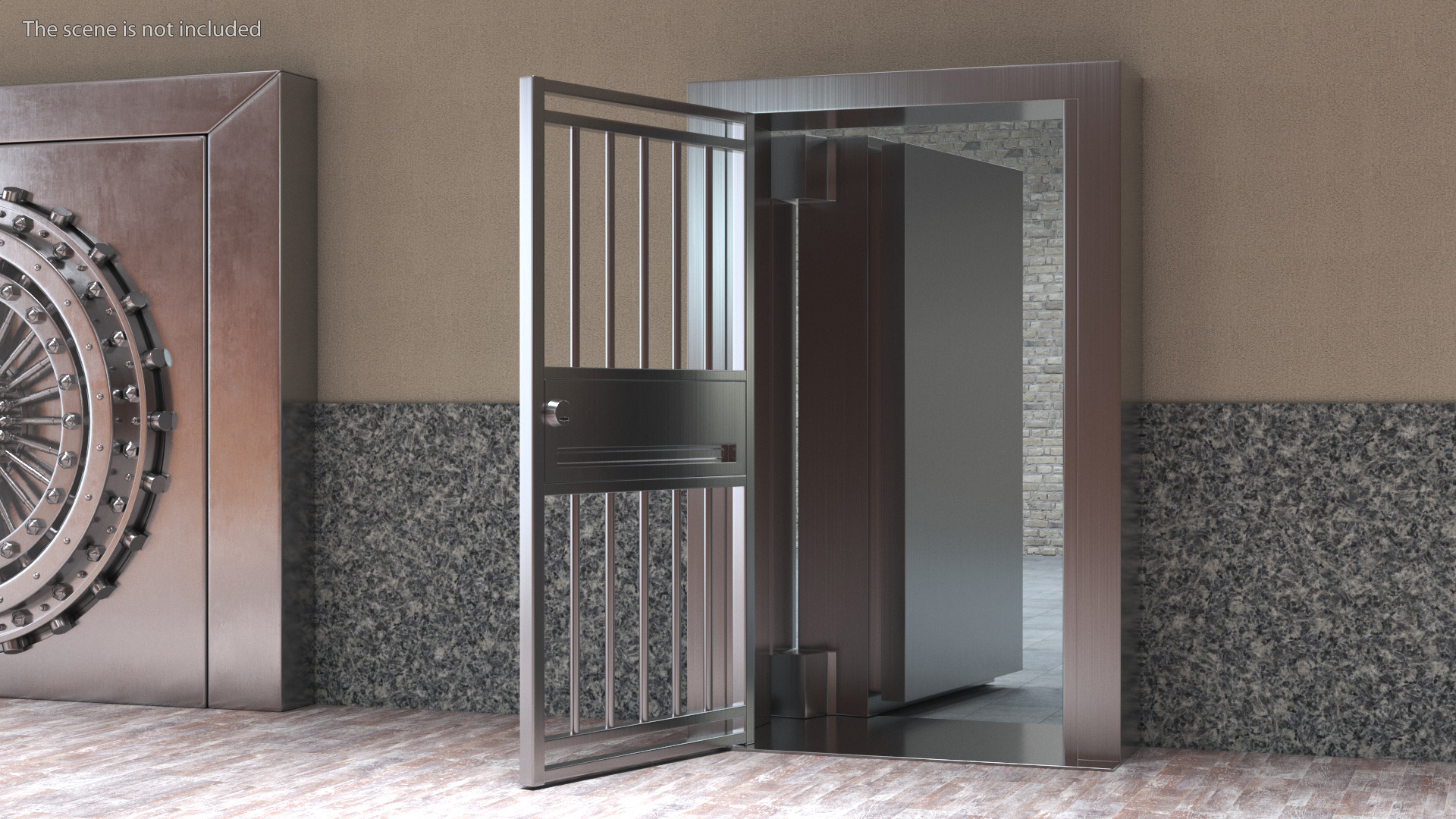 3D Vault Door with Biometric FingerLock