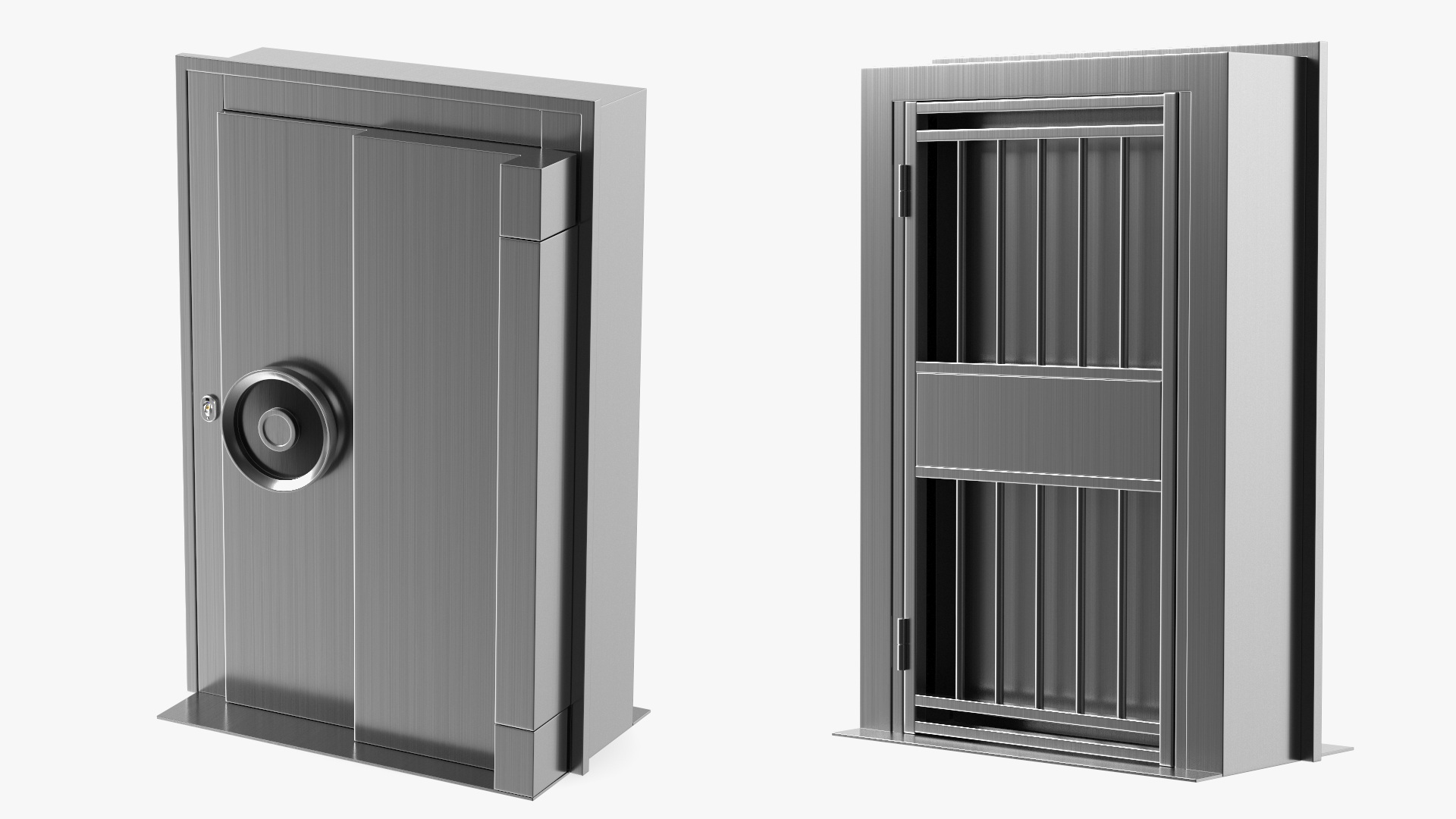 3D Vault Door with Biometric FingerLock