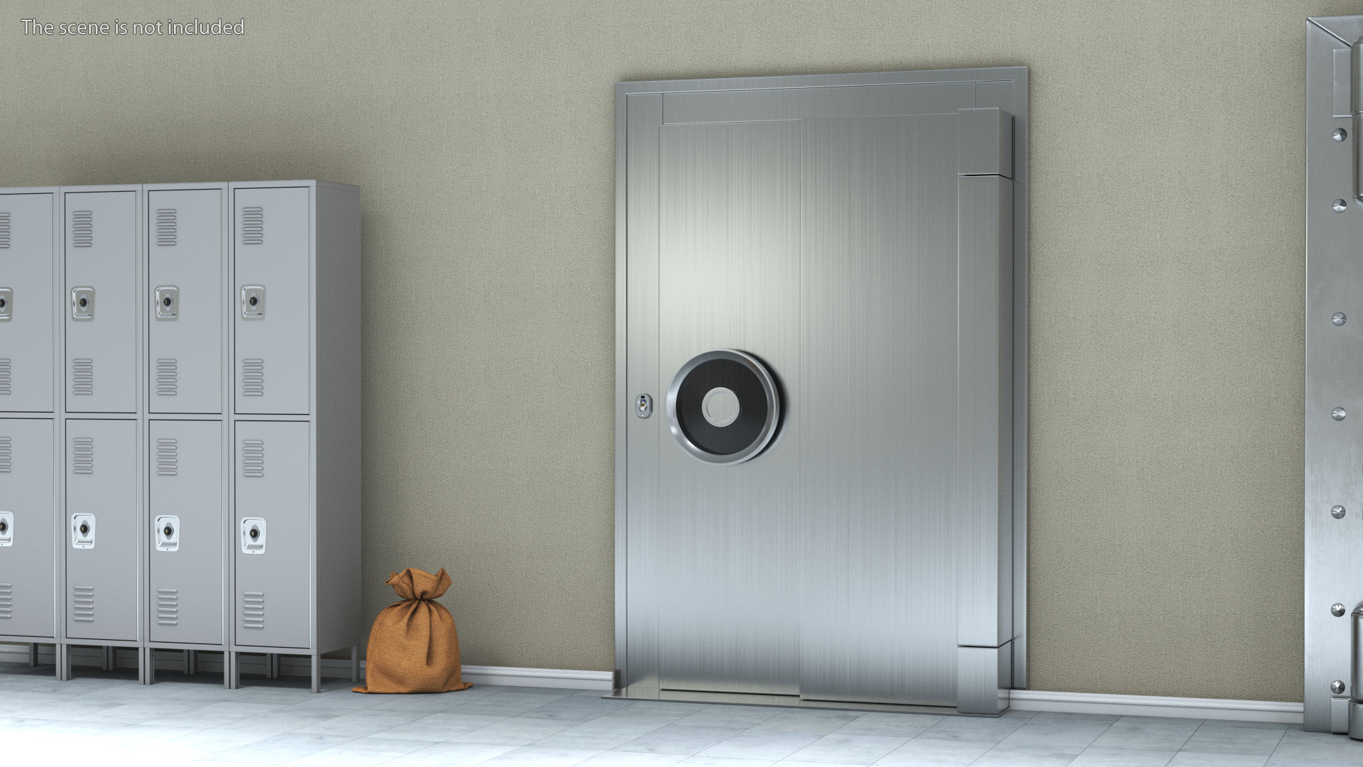 3D Vault Door with Biometric FingerLock