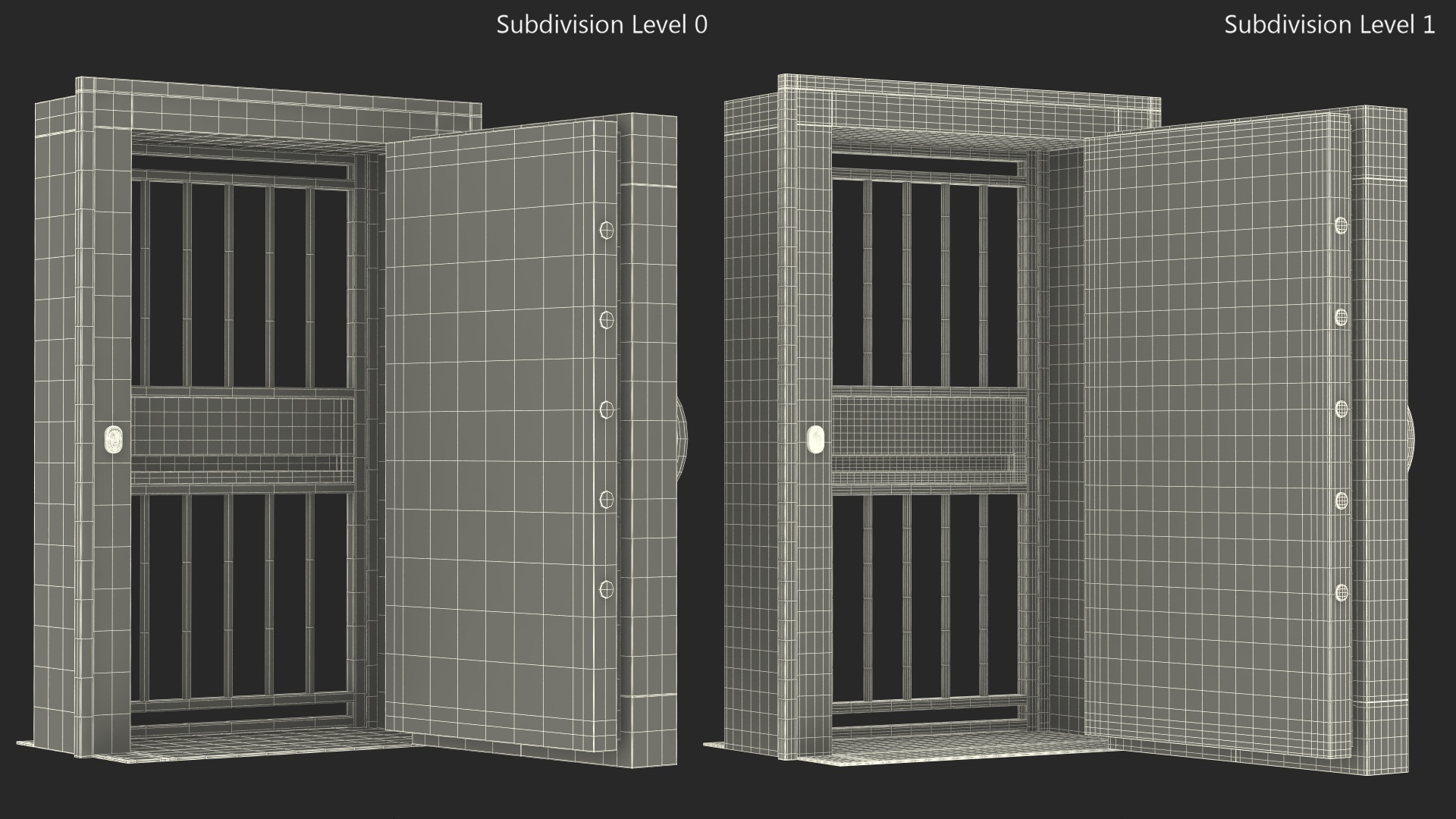 3D Vault Door with Biometric FingerLock