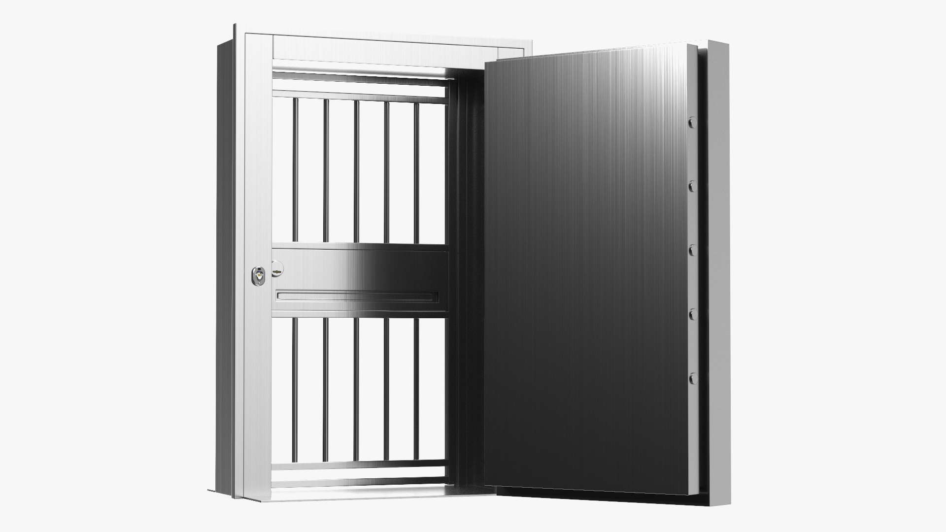 3D Vault Door with Biometric FingerLock