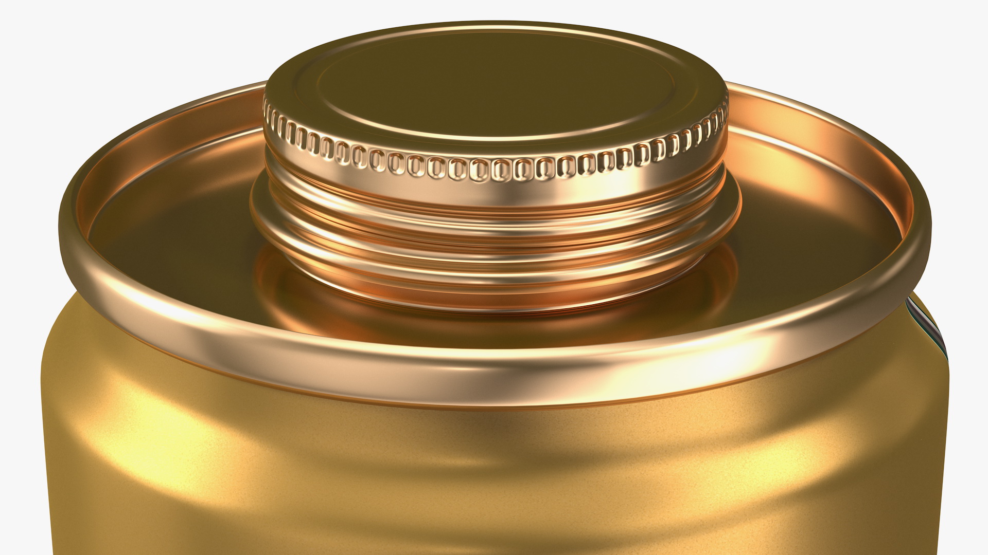 3D model Olive Oil 1 Litre Tin Can