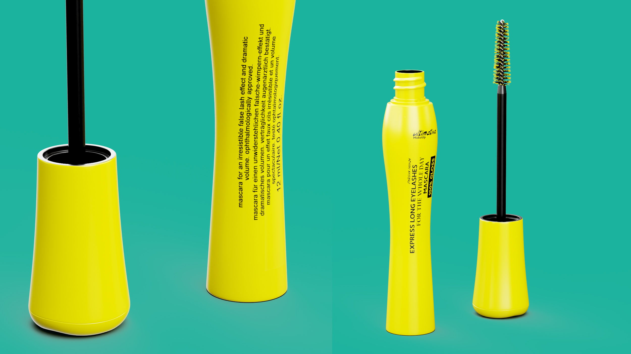 Mascara Yellow 3D model