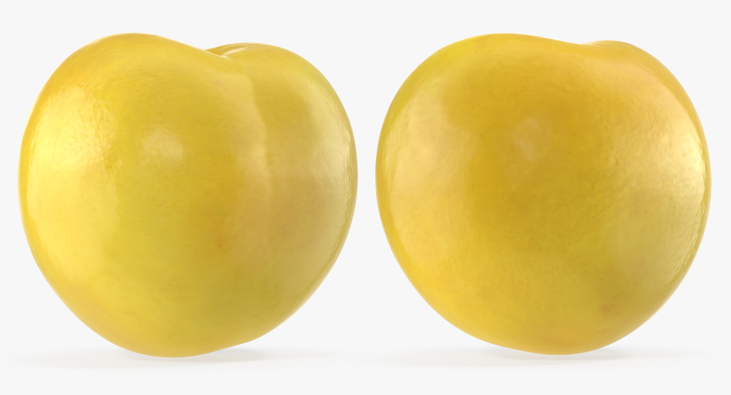 3D Yellow Plum