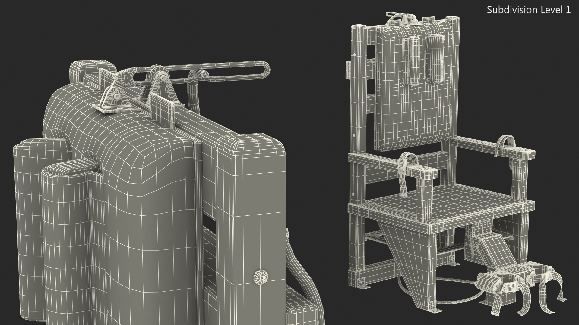 Tennessee Electric Chair 3D model