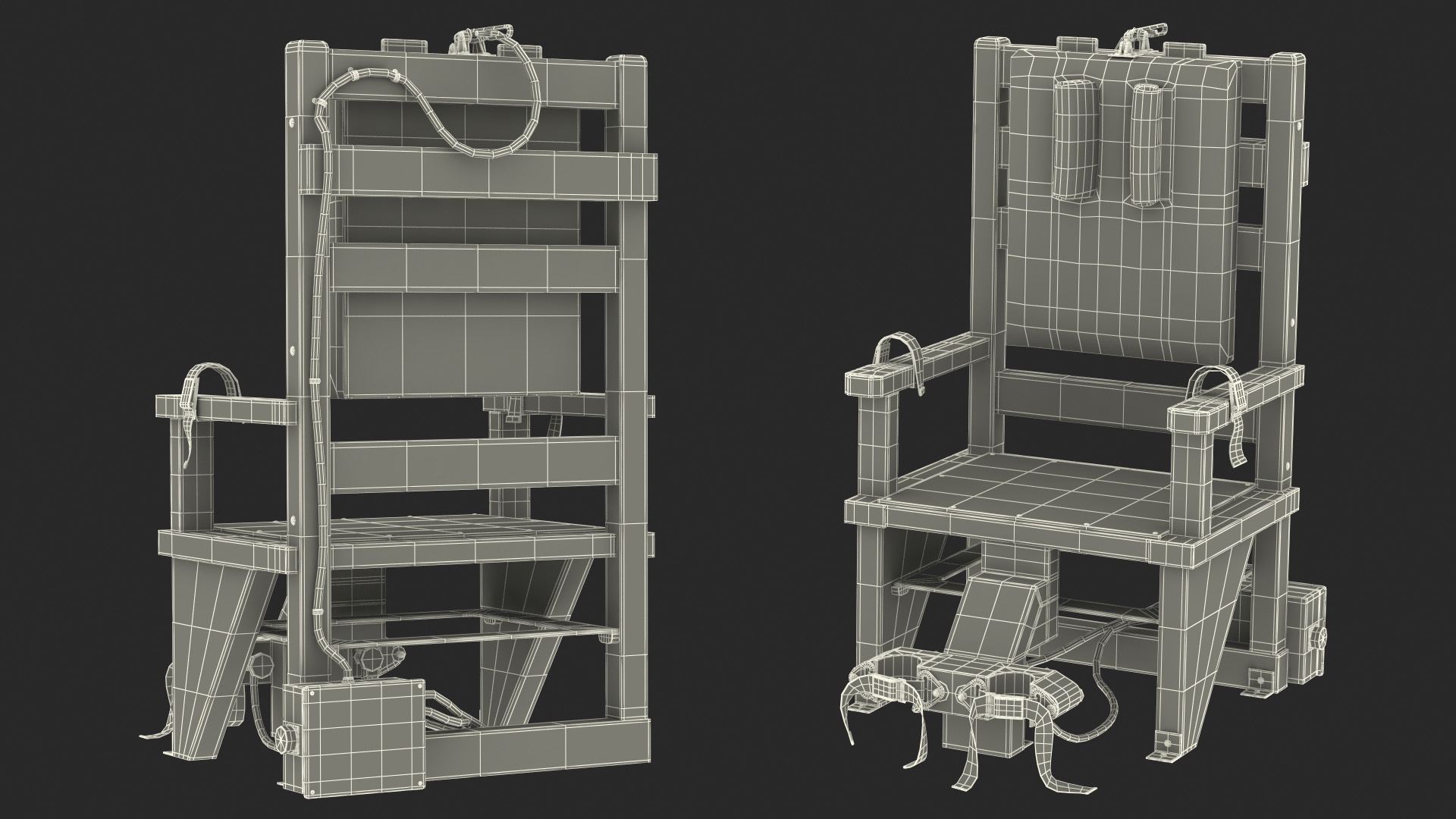 Tennessee Electric Chair 3D model