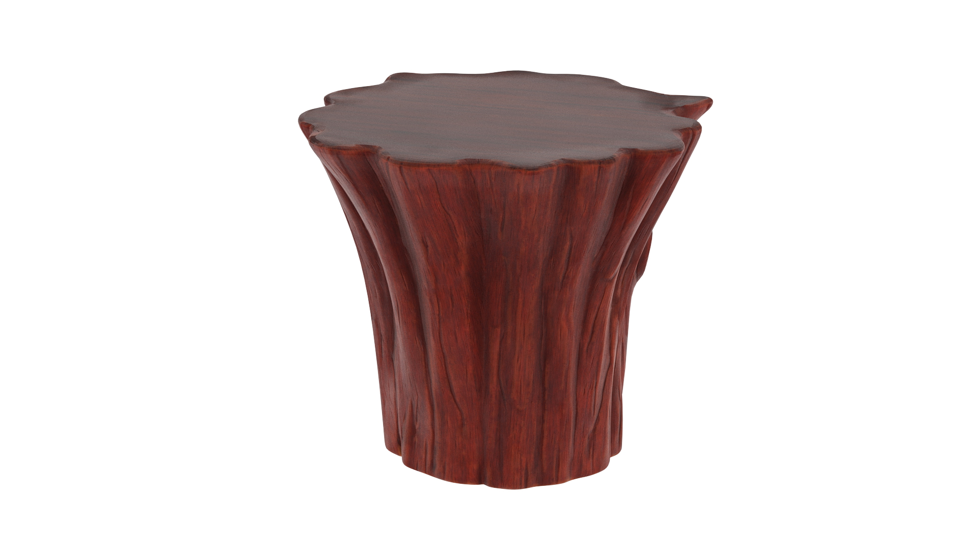 3D High Cartoon Stump model