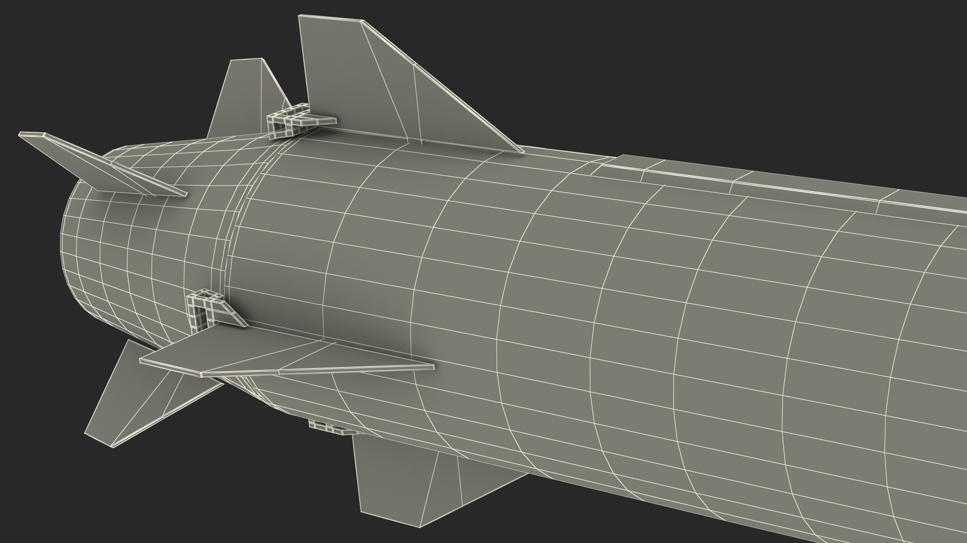 3D model Kinzhal Kh-47M2 Nuclear Capable Hypersonic Missile