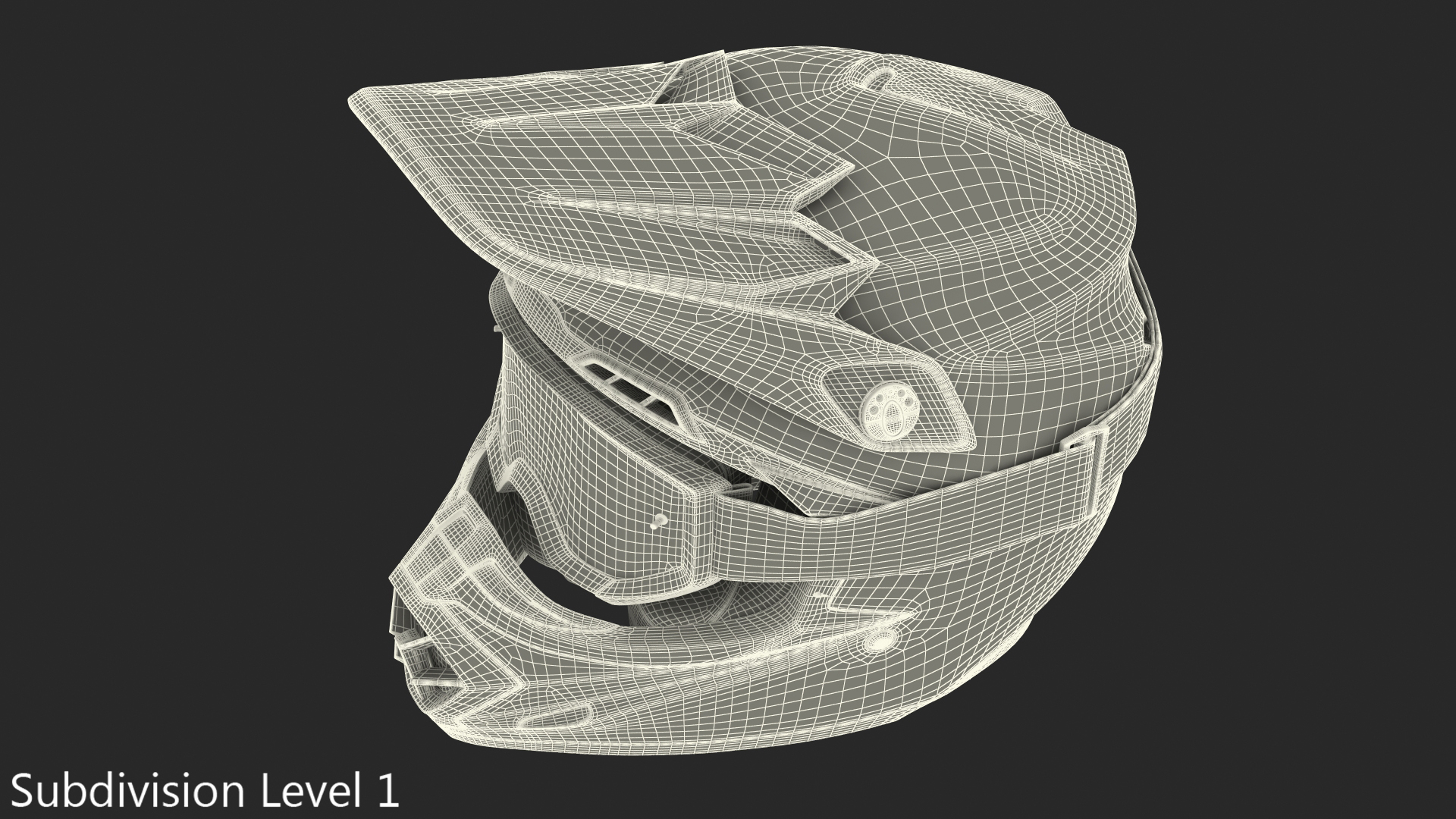 Bell Motorcycle Helmet 3D