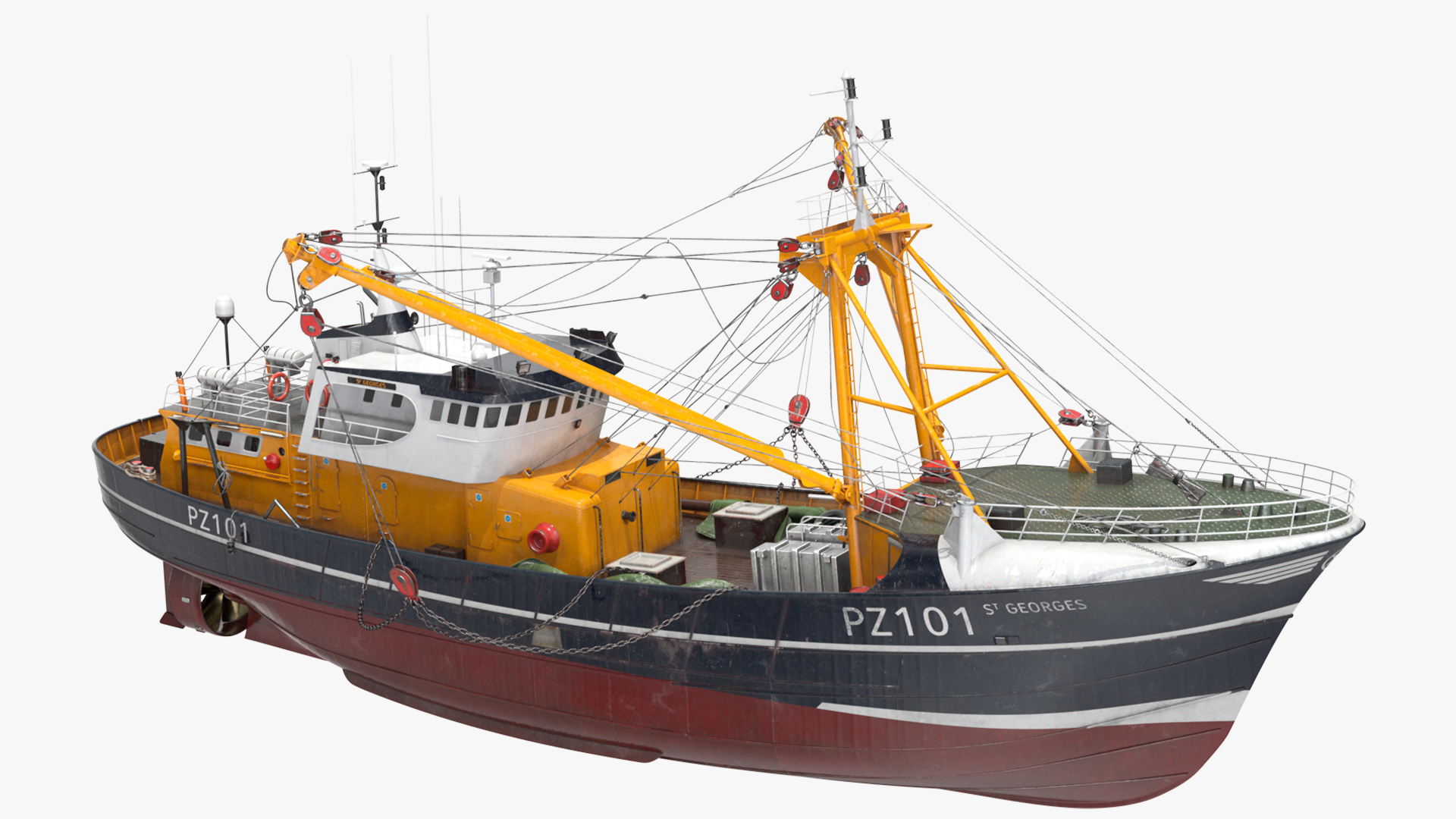 Fishing Vessel 3D model