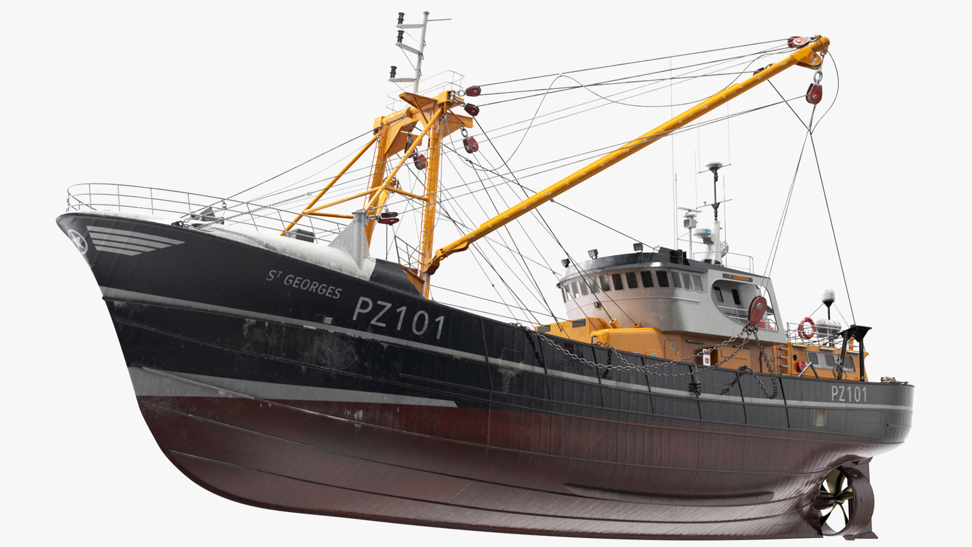 Fishing Vessel 3D model