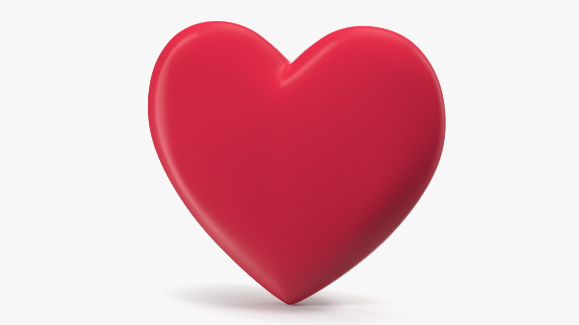 3D model Red Heart Emoji