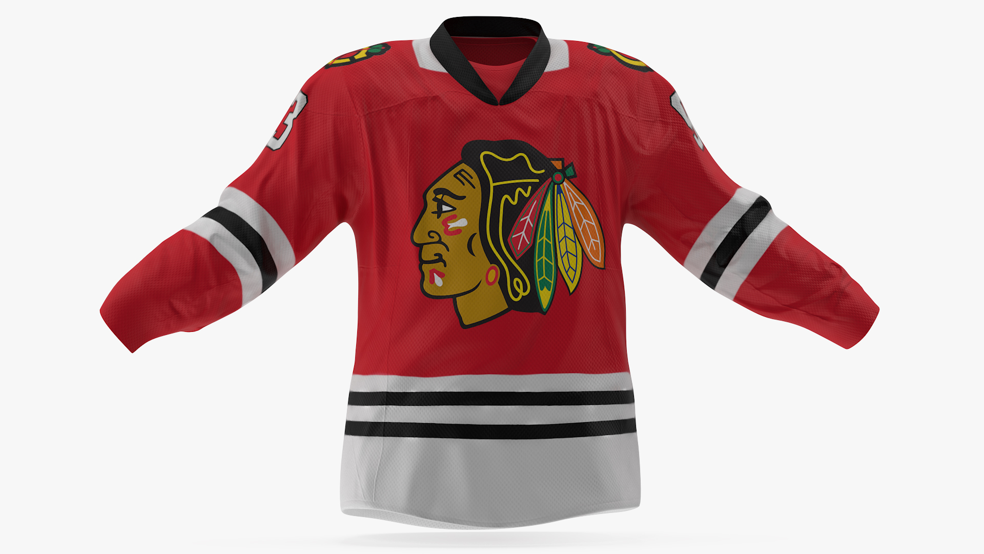 3D model Jersey Chicago Blackhawks