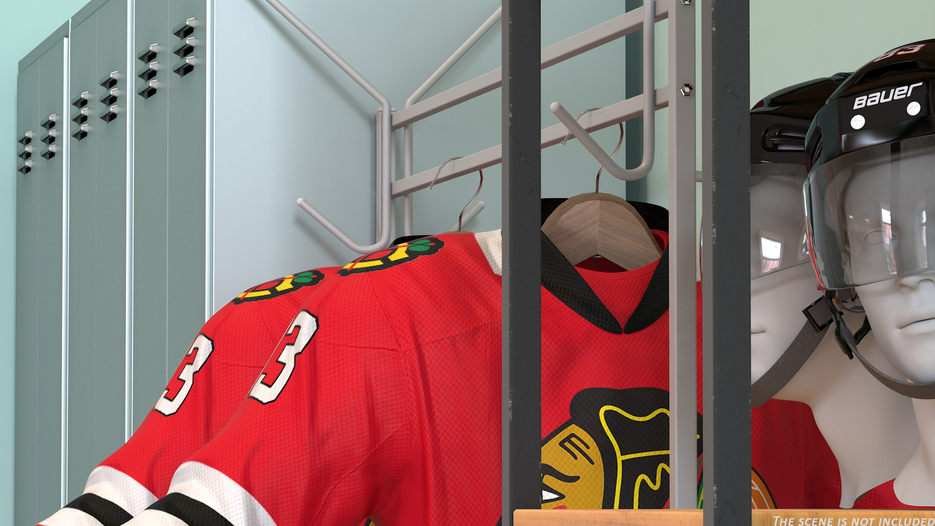 3D model Jersey Chicago Blackhawks