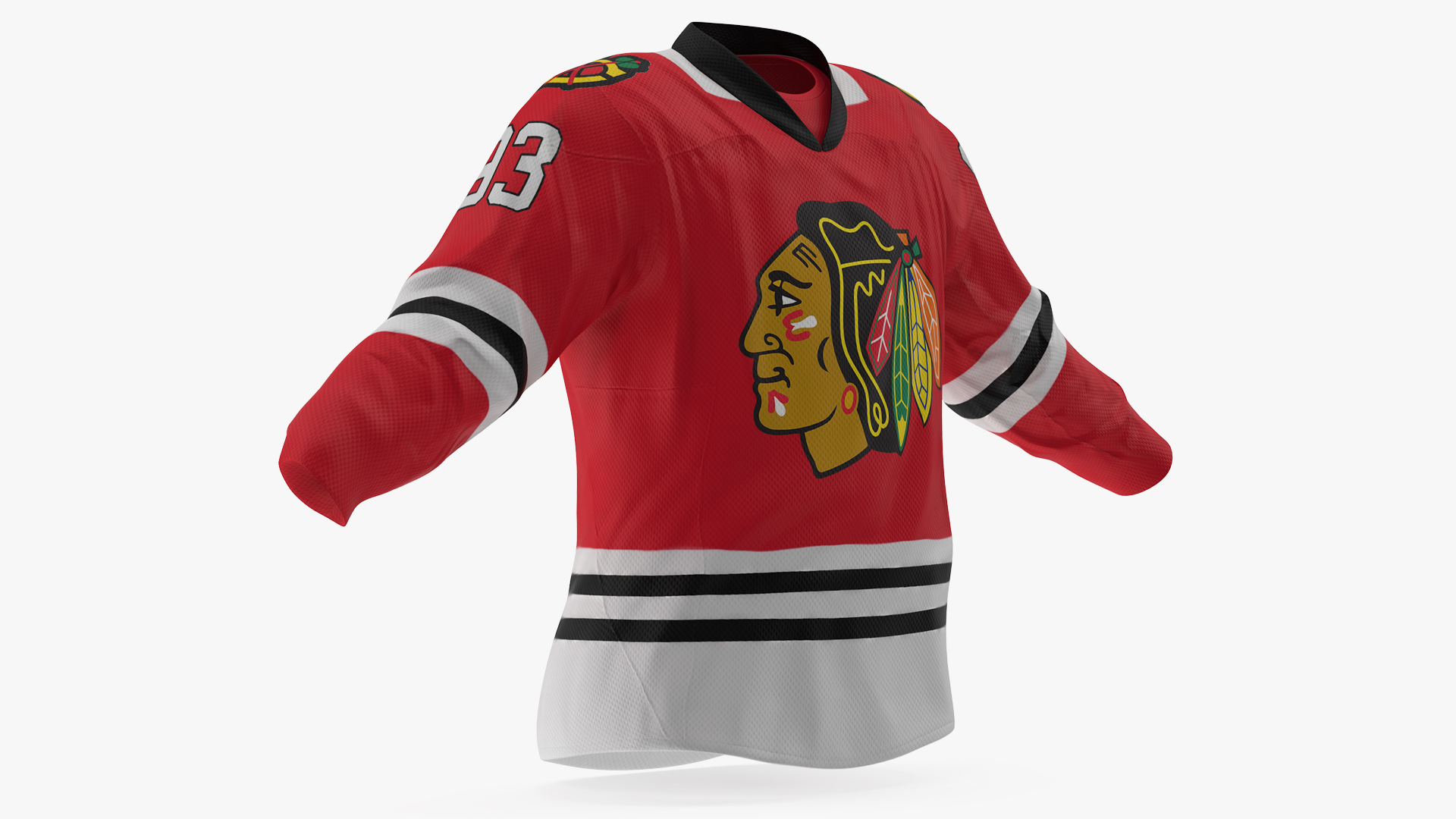 3D model Jersey Chicago Blackhawks