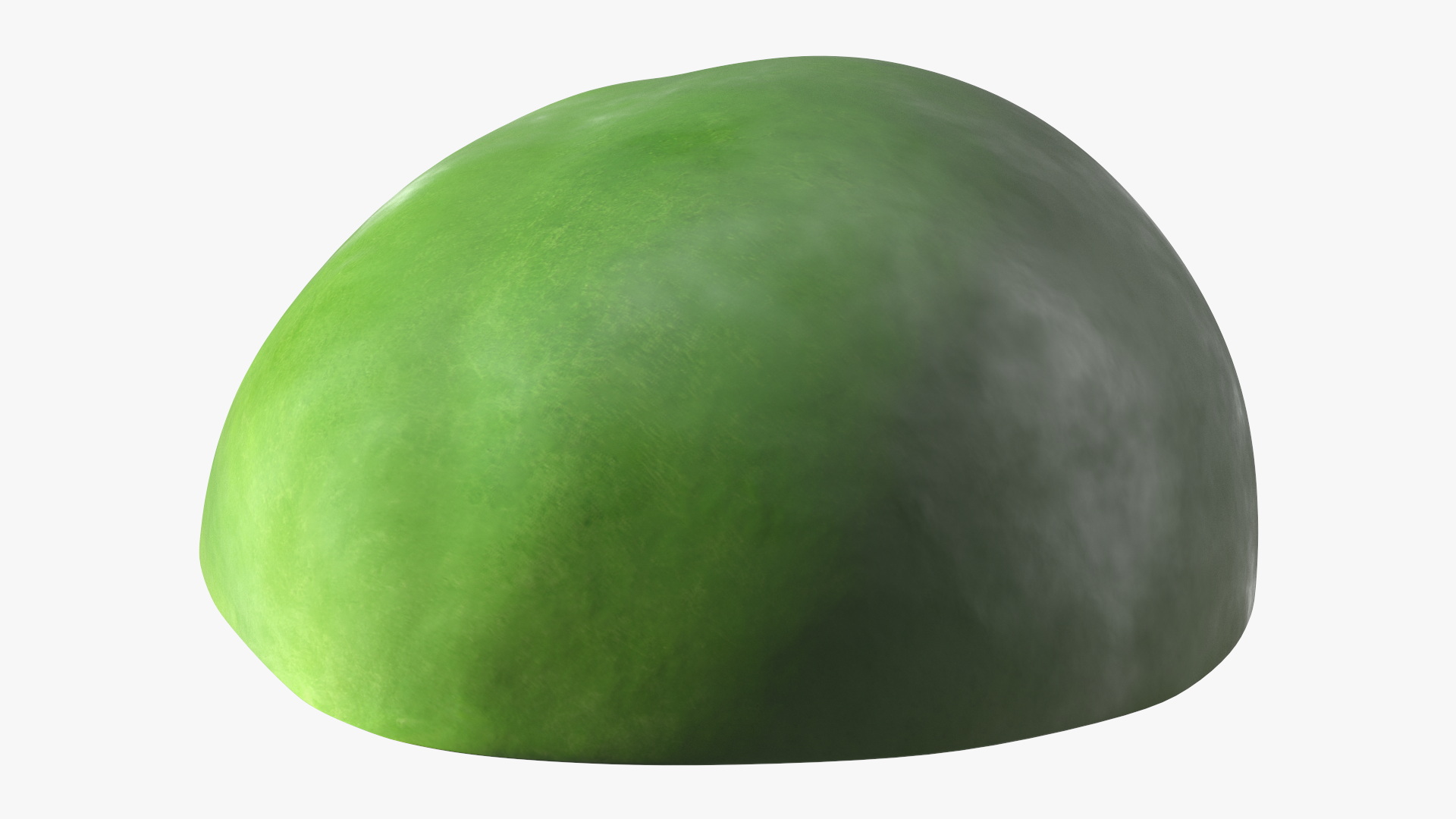 Half Papaw Fruit Green 3D