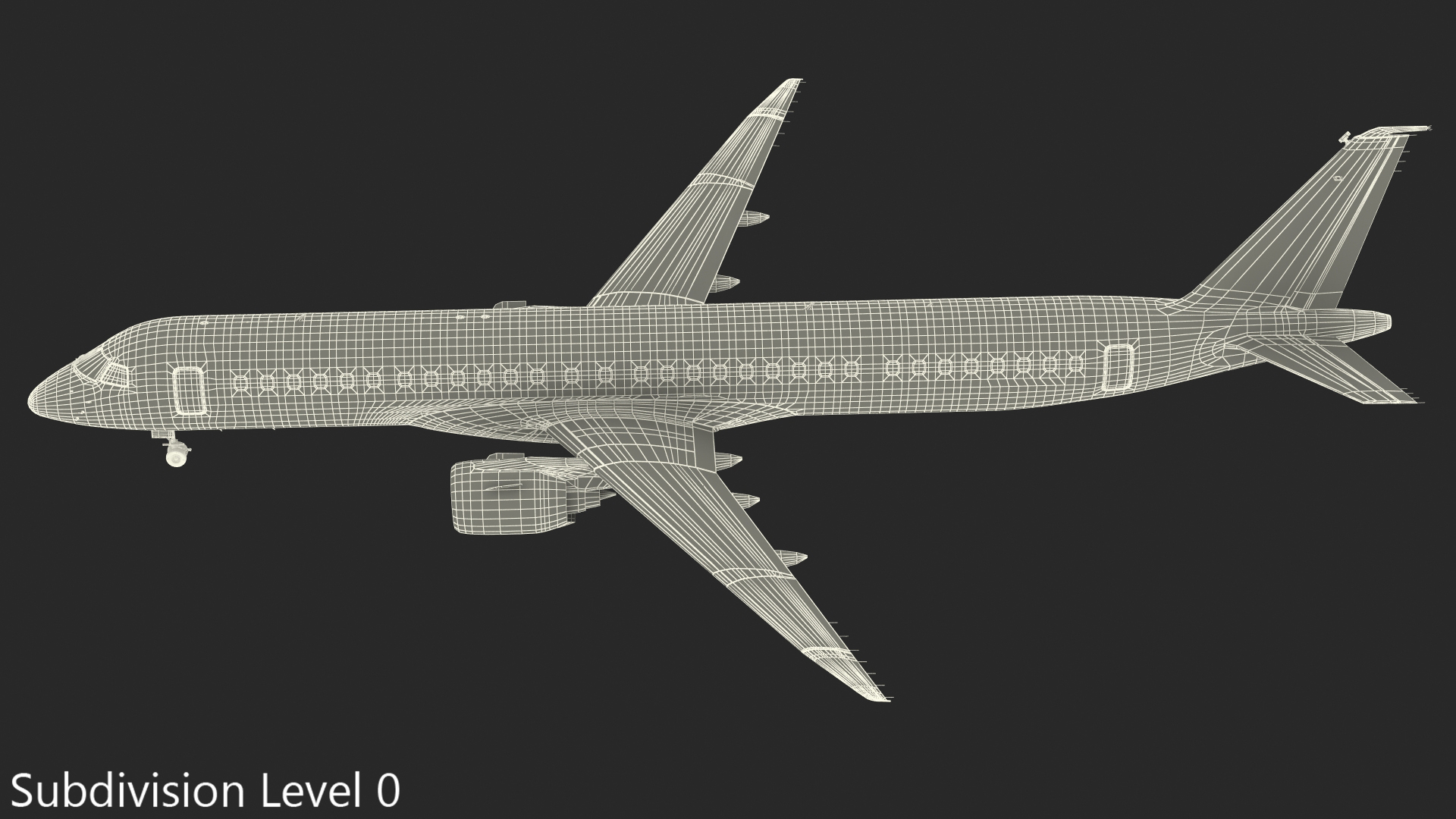 3D Embraer E-Jet E195-E2