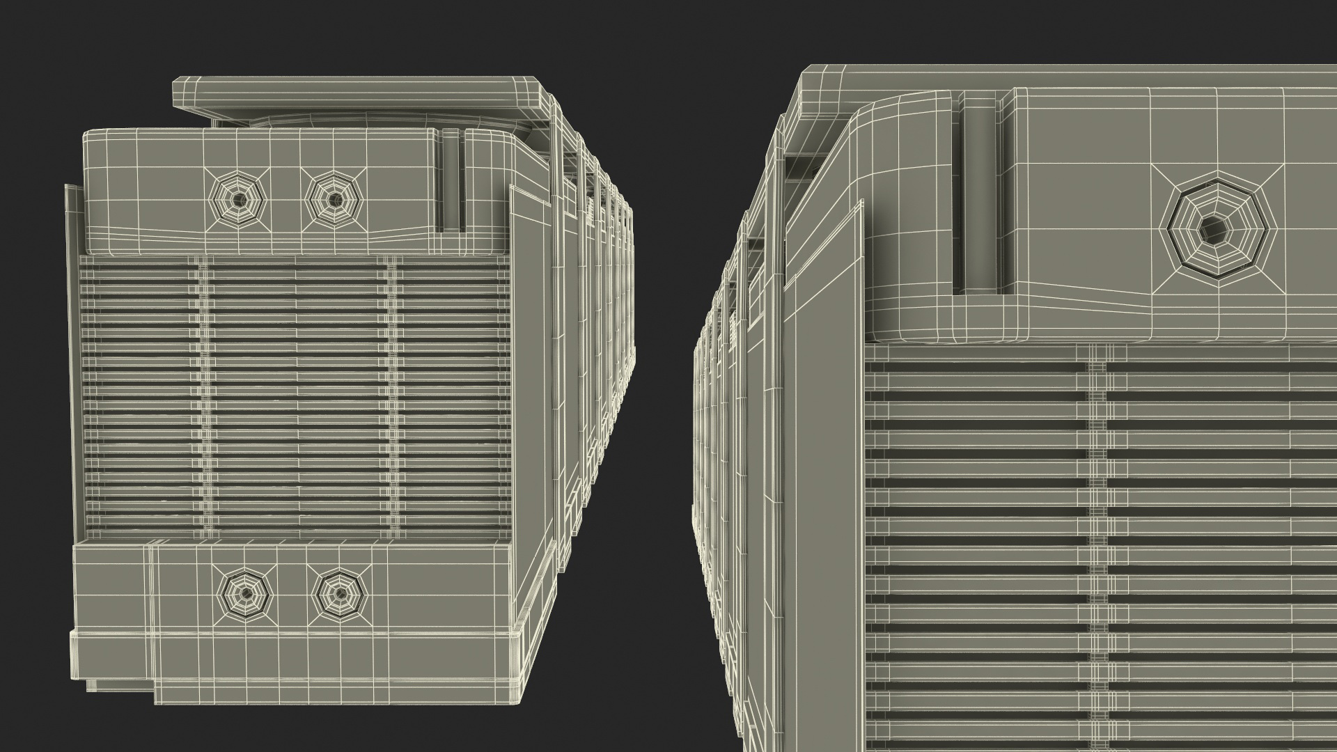 Hydrogen Fuel Cell Stack 4 kW 3D model