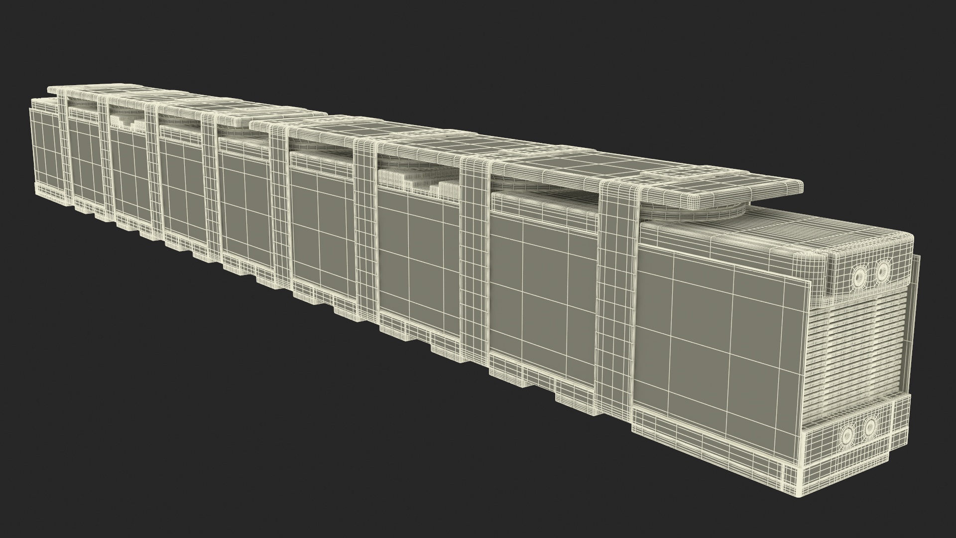 Hydrogen Fuel Cell Stack 4 kW 3D model