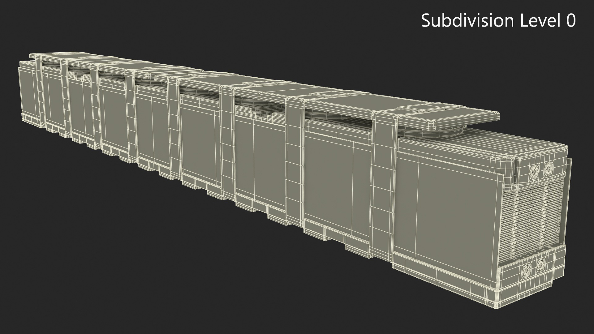 Hydrogen Fuel Cell Stack 4 kW 3D model