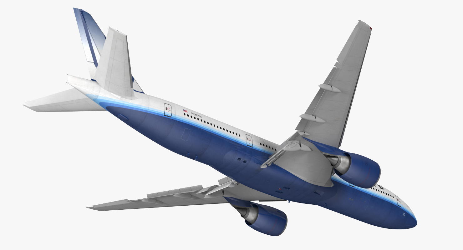 3D model Boeing 777 200 United Airlines