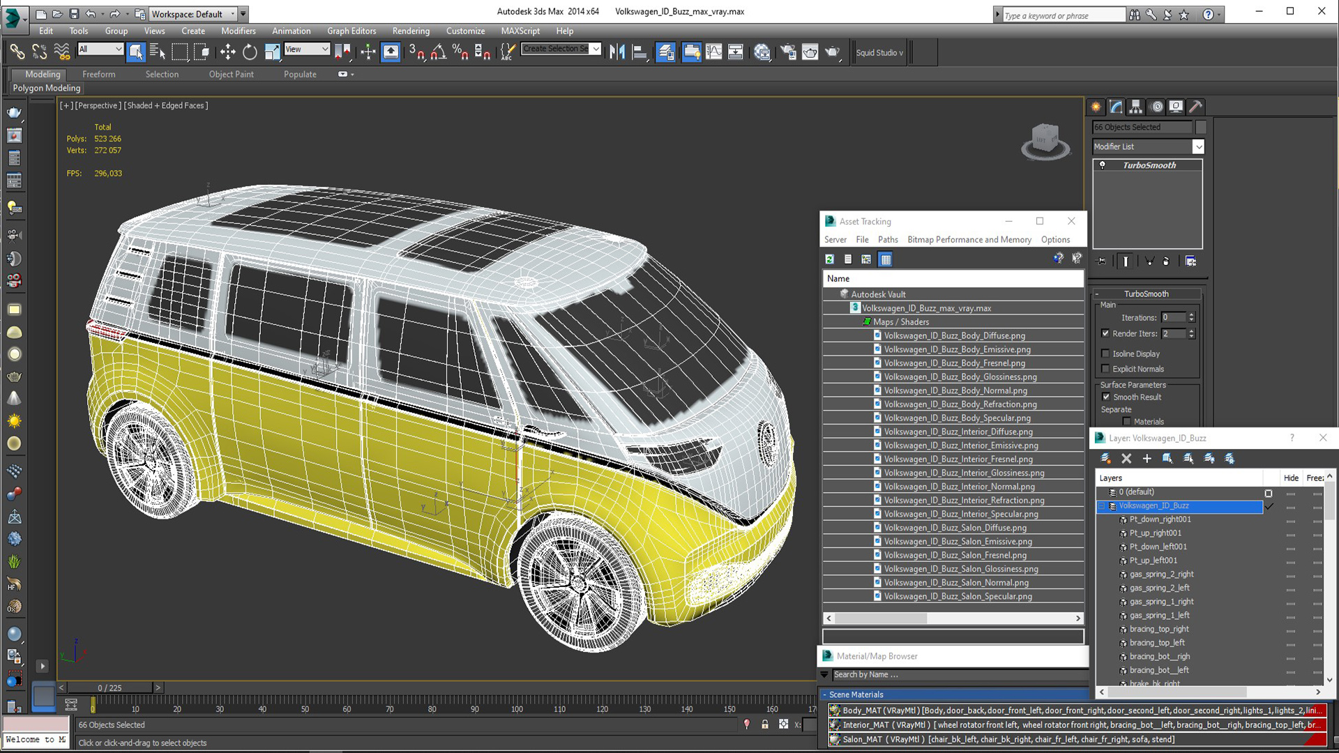 3D Volkswagen ID Buzz model