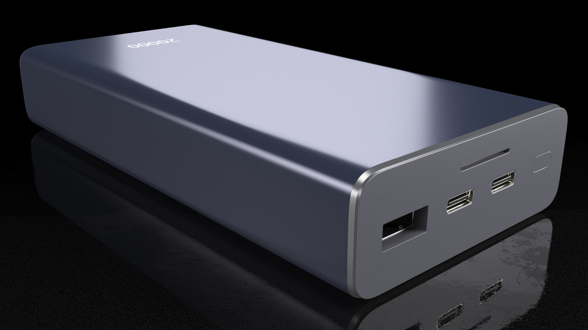 3D Fast Charging Power Bank 20000mAh model