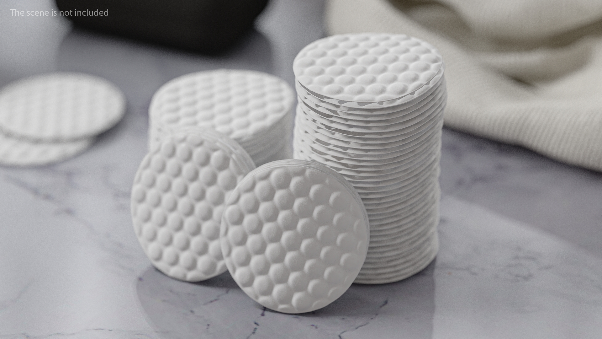 3D model Cosmetic Cotton Pads