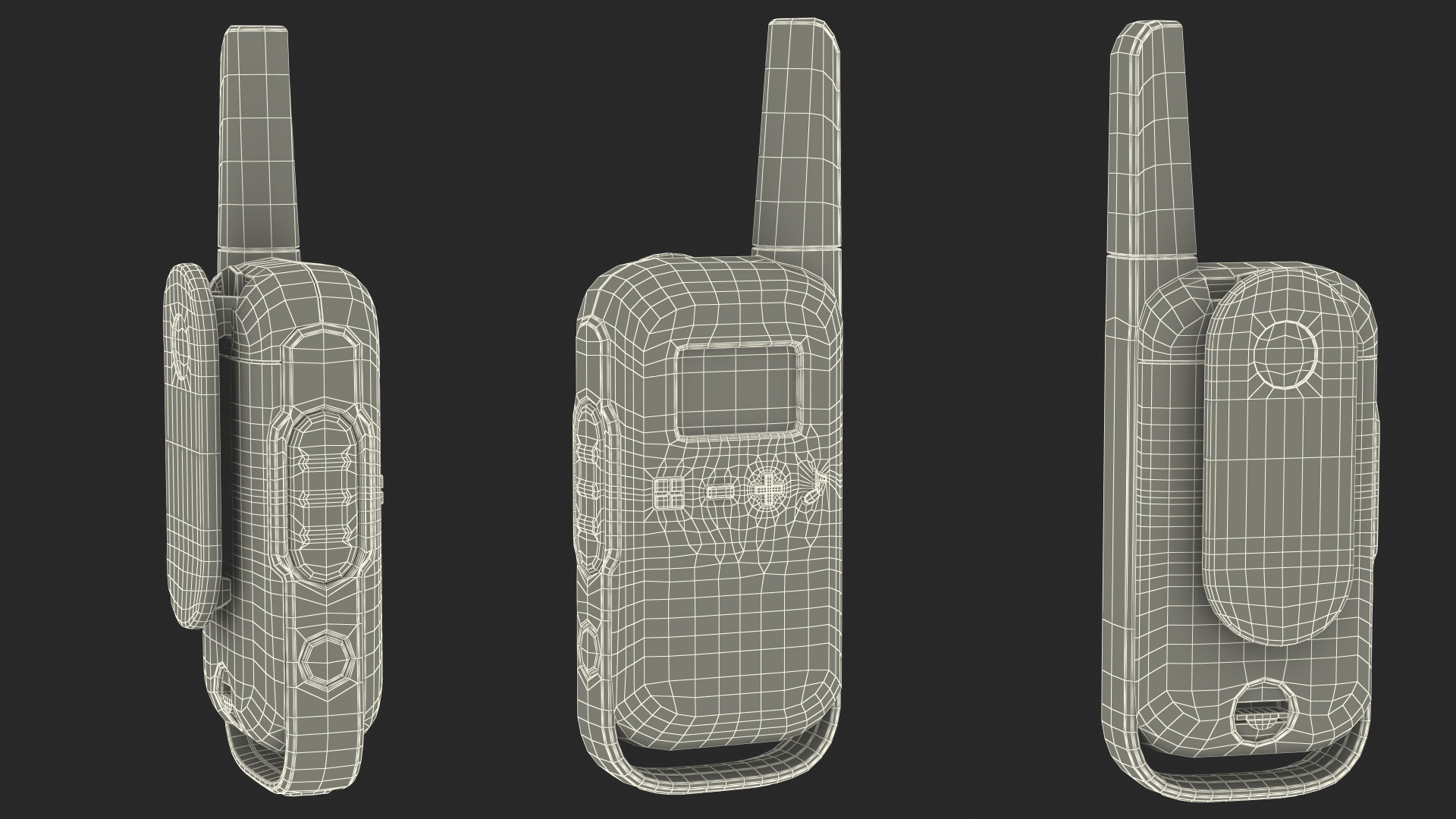 3D Walkie Talkie model