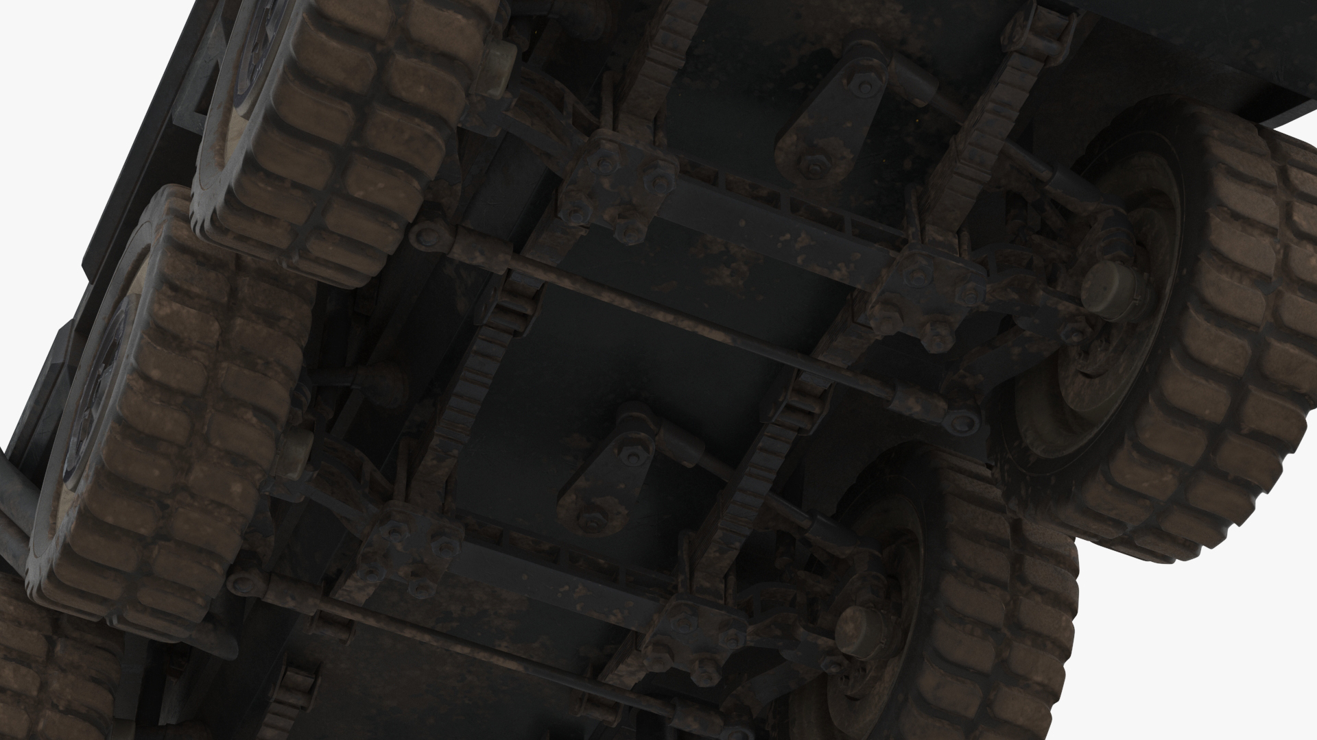 Sci Fi Military Truck Dirty 3D