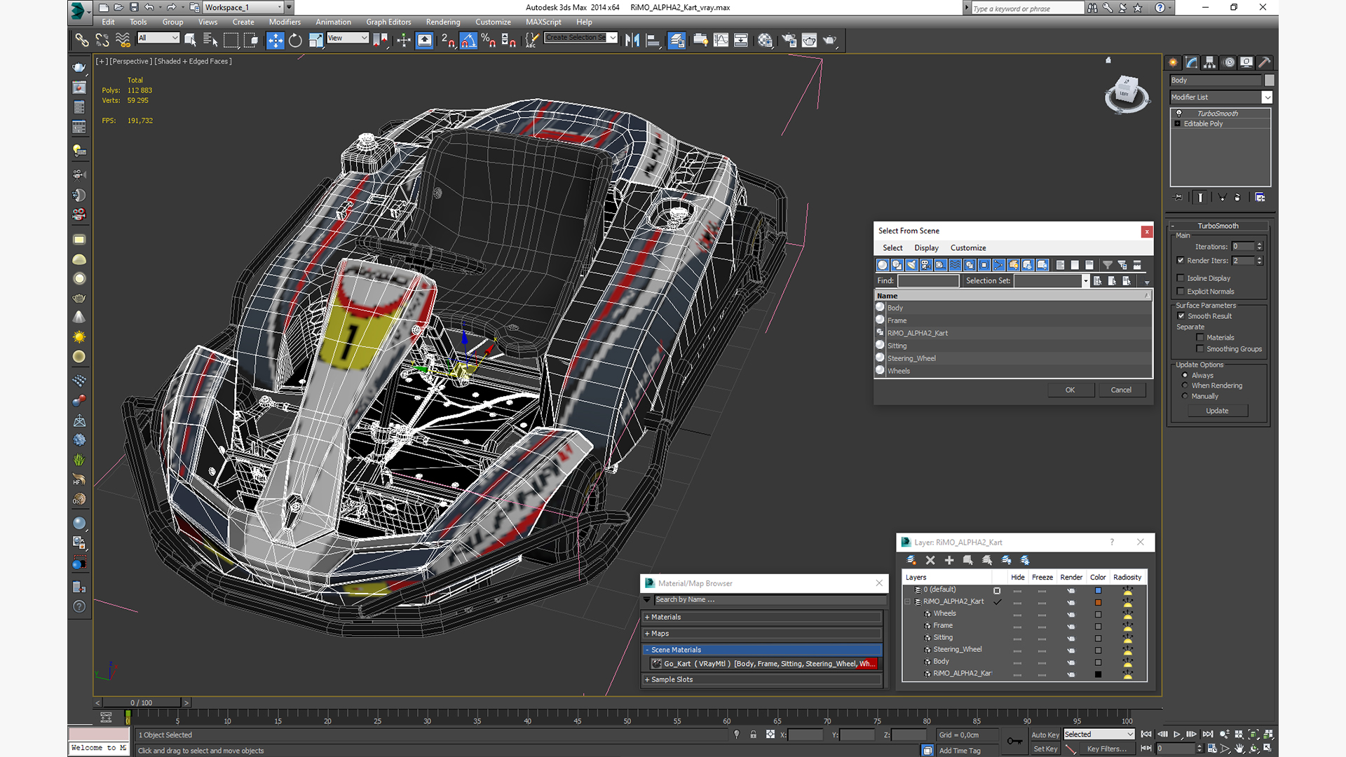 3D RiMO ALPHA2 Kart