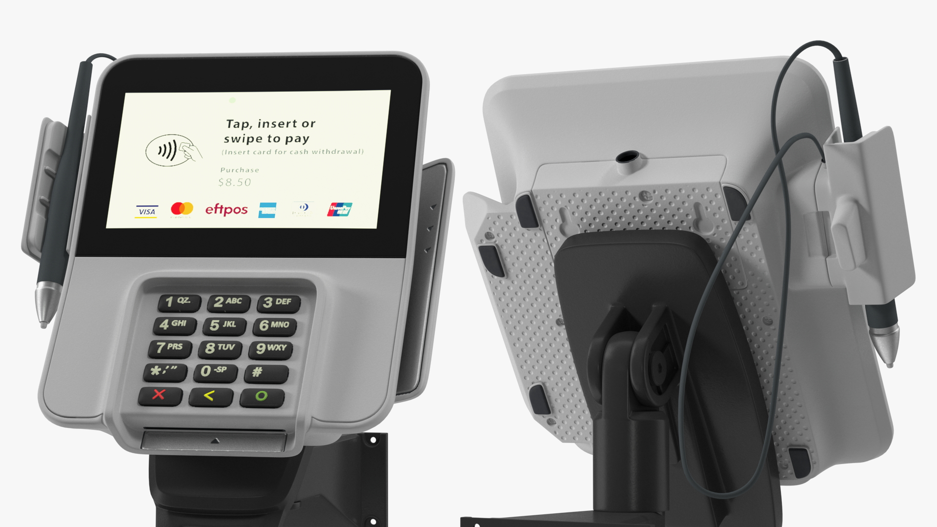 3D Payment Terminal Carrying Wall Bracket model